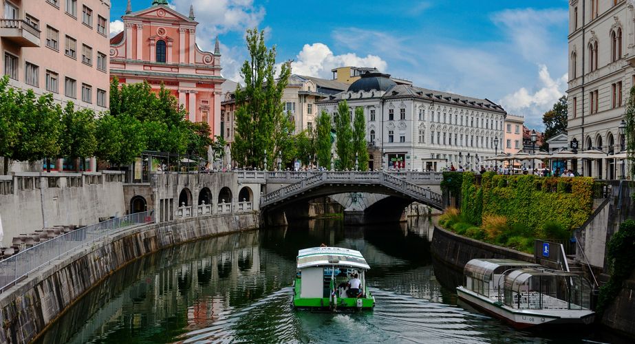 Mooie straten van Ljubljana Mooie straten van Ljubljana